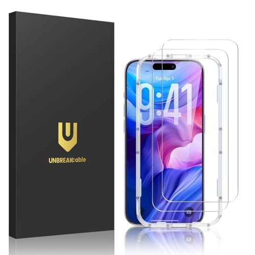 Unbreakcable iPhone 17 Tempered Glass Screen Protector 2-Pack: $13.72