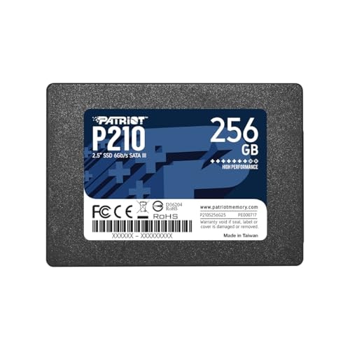Patriot P210 256GB 2.5-inch SATA Internal Solid State Drive: $43.99