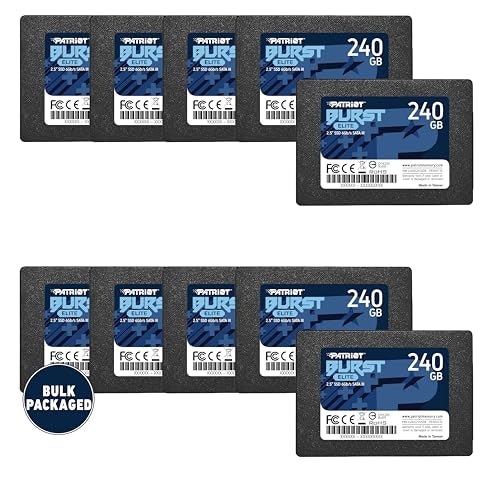 Patriot Memory Burst Elite SATA 3 240GB SSD 10-Pack: $365