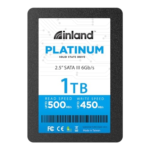 Inland Platinum 1TB SATA 3D NAND 2.5-Inch Internal SSD: $164.99 Inland Platinum 1TB SATA 3D NAND 2.5-Inch Internal SSD: $164.99