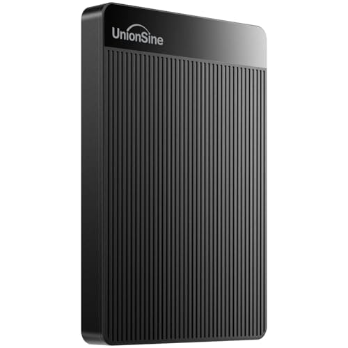 UnionSine 1TB Ultra Slim Portable External Hard Drive: $59.25
