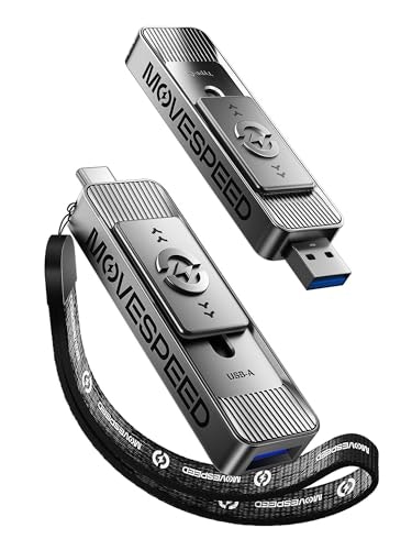Move Speed 1TB USB 3.2 and Type-C Thumb Drive: $119.99