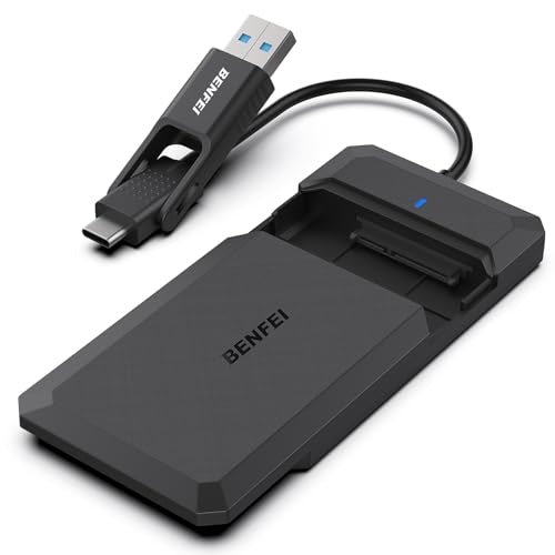 Benfei 2.5-Inch SATA to USB External Hard Drive Enclosure: $7.95