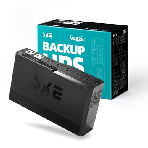 SKE 625VA 360W UPS Battery Backup and Surge Protector: $75.99 SKE 625VA 360W UPS Battery Backup and Surge Protector: $75.99