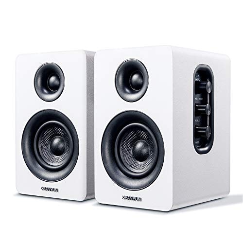 Sanyun SW208 3-inch 60W Bluetooth Bookshelf Speakers: $53.18