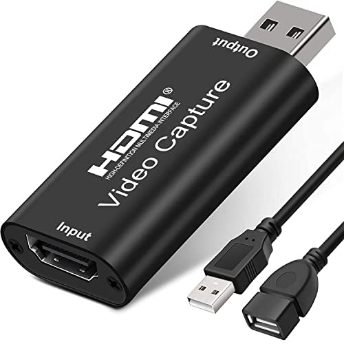 AMZHRLY 4K to 1080p HDMI Video Capture Card: $15.99