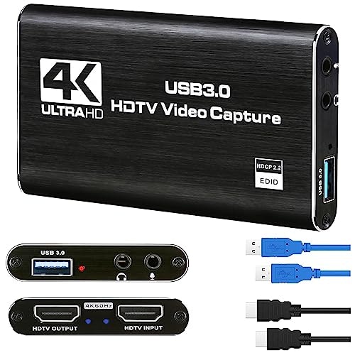 Tcnewcl USB 3.0 4K HDMI Video Capture Card: $18.04 Tcnewcl USB 3.0 4K HDMI Video Capture Card: $18.04