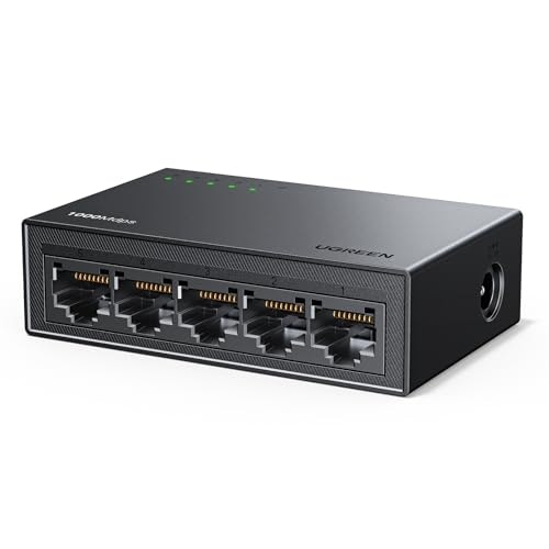 Ugreen 5-Port Gigabit Ethernet Switch: $7.99 Ugreen 5-Port Gigabit Ethernet Switch: $7.99