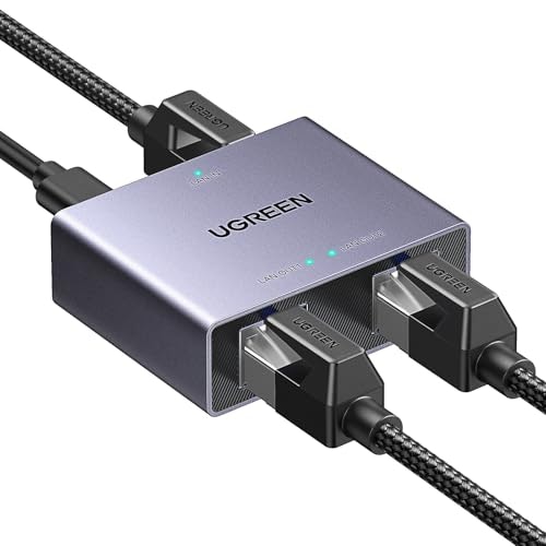 Ugreen 1,000Mbps 2-Port Ethernet Splitter: $12.79 Ugreen 1,000Mbps 2-Port Ethernet Splitter: $12.79