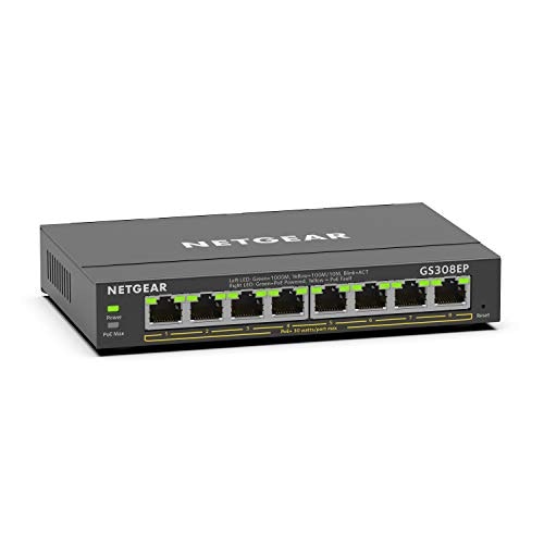 Netgear 8-Port Gigabit PoE+ Smart Managed Switch: $79.99 Netgear 8-Port Gigabit PoE+ Smart Managed Switch: $79.99