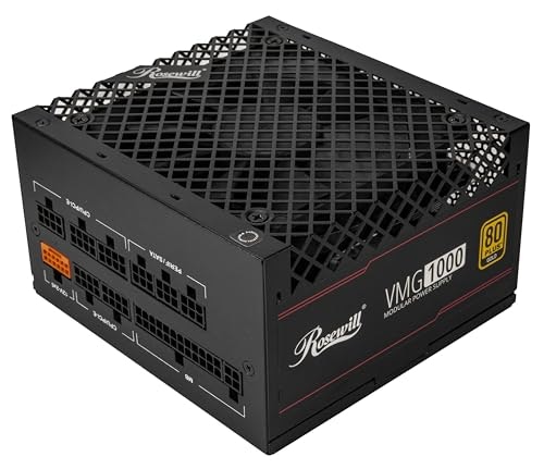 Rosewill VMG 1,000W 80+ Gold ATX 3.0 Modular Power Supply: $80.74