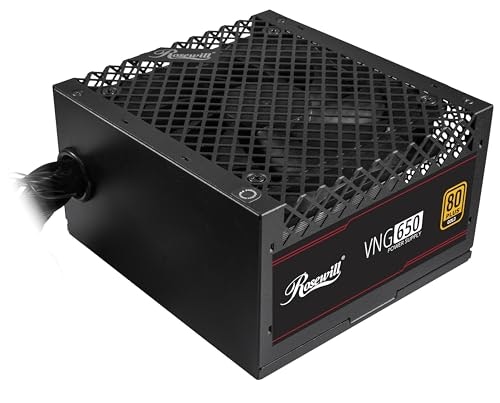 Rosewill VNG650 650W 80+ Gold ATX 3.1 Power Supply: $45.59
