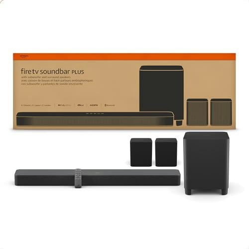 Amazon Fire TV Soundbar Plus 5.1 Channel Home Theater System: $379.99 Amazon Fire TV Soundbar Plus 5.1 Channel Home Theater System: $379.99