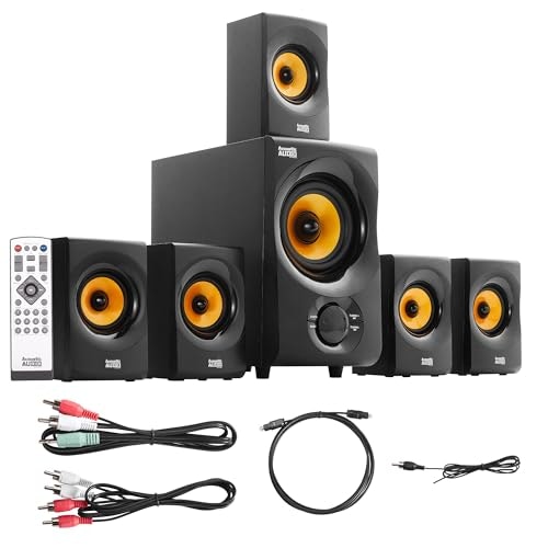 Acoustic Audio AA5170 5.1 Bluetooth Speaker System: $120.88