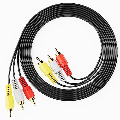 Eanetf 3RCA Audio Video Cable 5-Foot: $5.99 Eanetf 3RCA Audio Video Cable 5-Foot: $5.99
