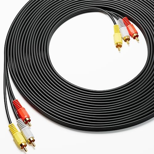 Eanetf 3RCA Male to Male Audio Video Cable 10-Foot: $6.39 Eanetf 3RCA Male to Male Audio Video Cable 10-Foot: $6.39