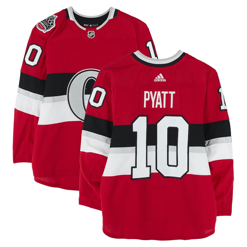 Tom Pyatt Ottawa Senators Practice-Used #10 Red Adidas Jersey: $599.99 Tom Pyatt Ottawa Senators Practice-Used #10 Red Adidas Jersey: $599.99