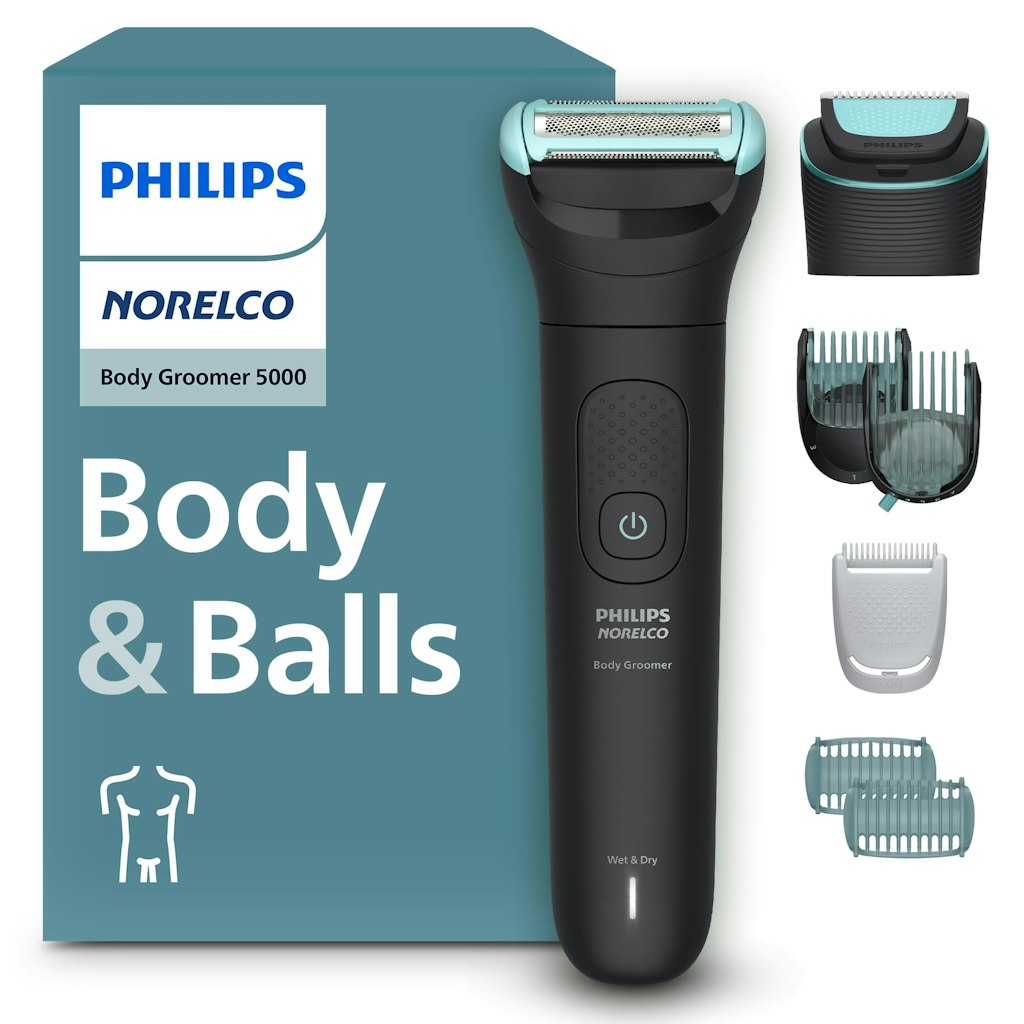 Philips Norelco Body Groomer 5000 Series Trimmer & Shaver: $54 w/ Prime