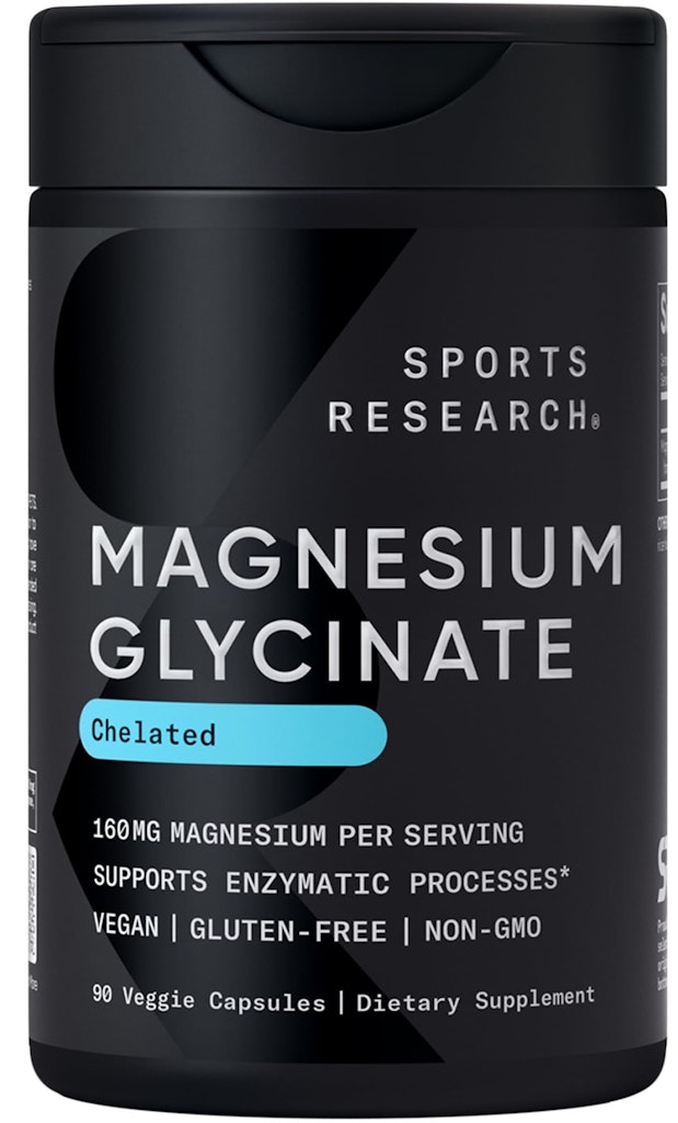 Sports Research Magnesium Glycinate Vegan Capsules 90-Count: $8.79 via Sub. & Save