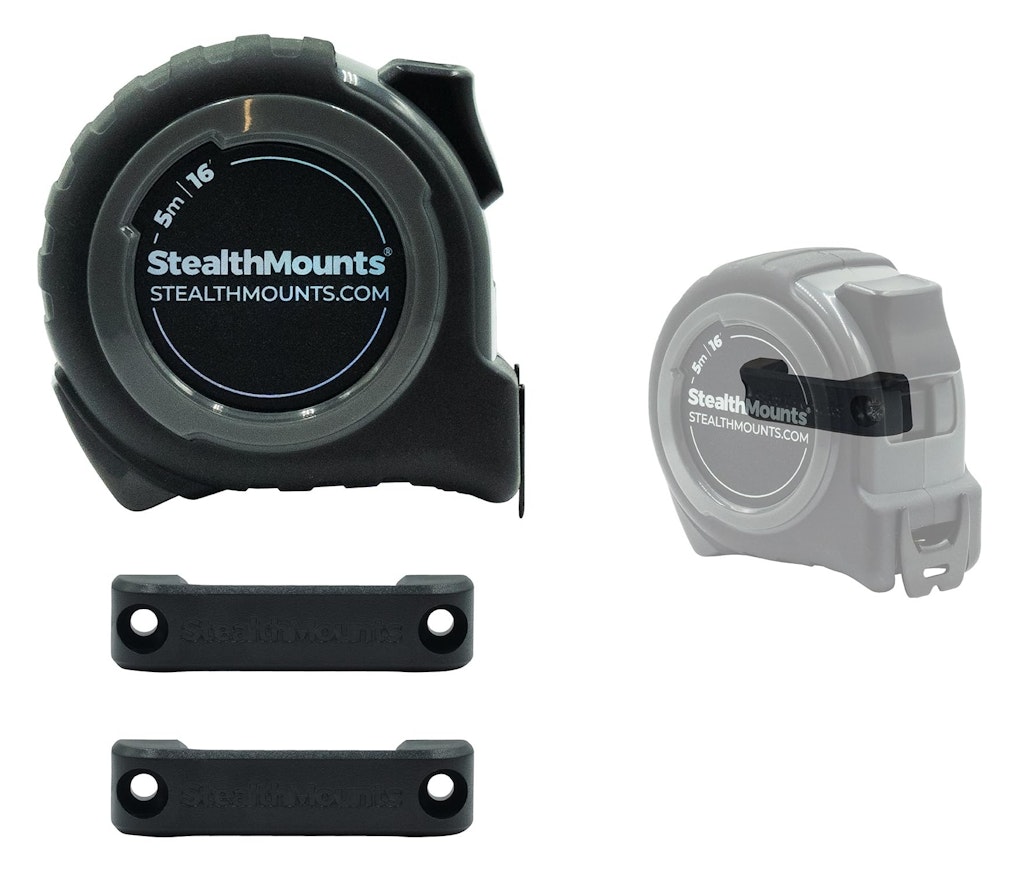 StealthMounts 5m Tape Measure w/ Bench Belts: 1-cent