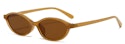 Retro Oval Sunglasses: 1-cent + free shipping w/ $25