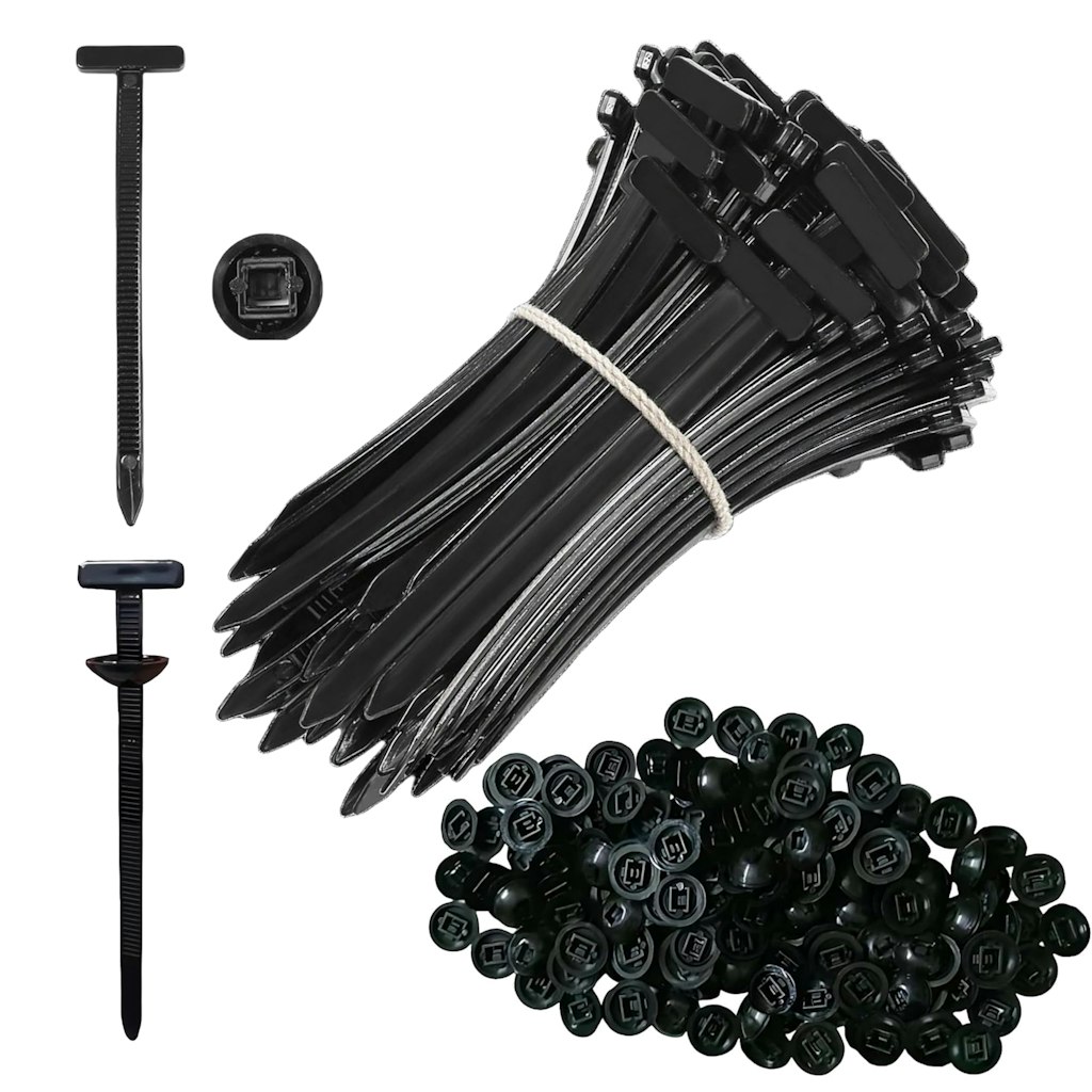 Nylon Cable Tie 200-Pack: 1-cent
