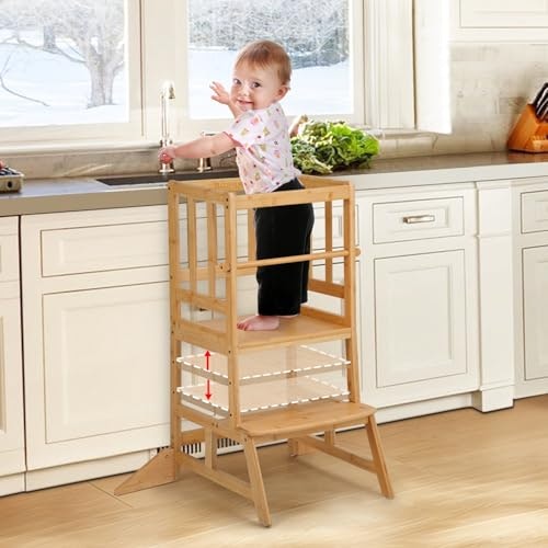 Cosyland Adjustable Toddler Kitchen Standing Tower: $57 w/ Prime Cosyland Adjustable Toddler Kitchen Standing Tower: $57 w/ Prime