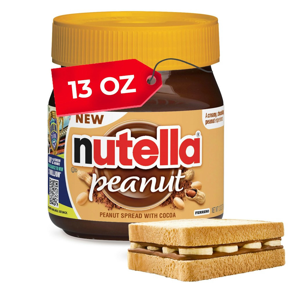 Nutella Peanut Spread w/ Cocoa 13-oz. Jar: $3.97