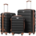 Coolife Luggage 3-Piece Suitcase Set w/ TSA Locks for $104 w/ Prime + free shipping