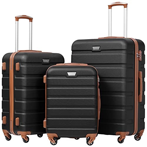 Coolife Luggage 3-Piece Suitcase Set w/ TSA Locks: $104 w/