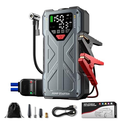 Funlaud 4000A 150-PSI Jump Starter with Air Compressor: $50 w/ Prime