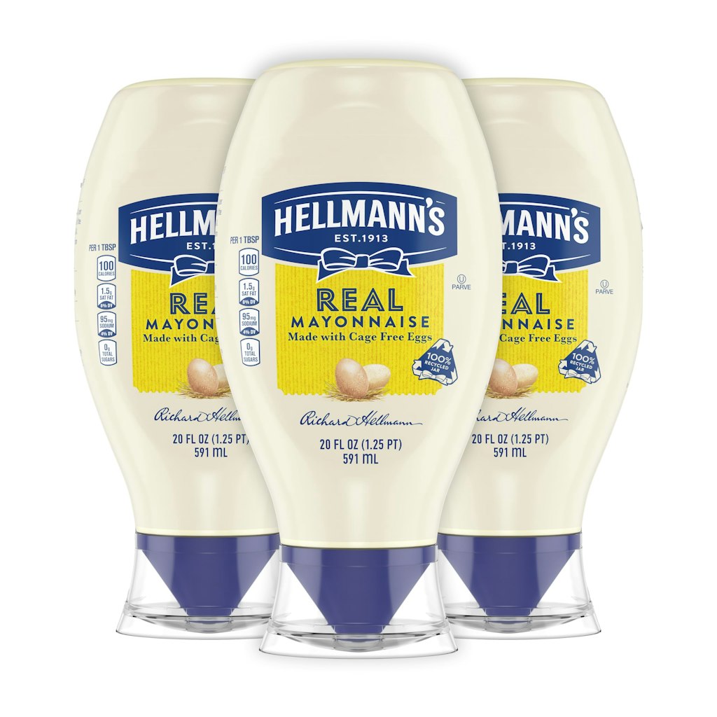 Hellmann's Real Mayonnaise Squeeze Bottles (3-Pack, 20 oz.): $9.50