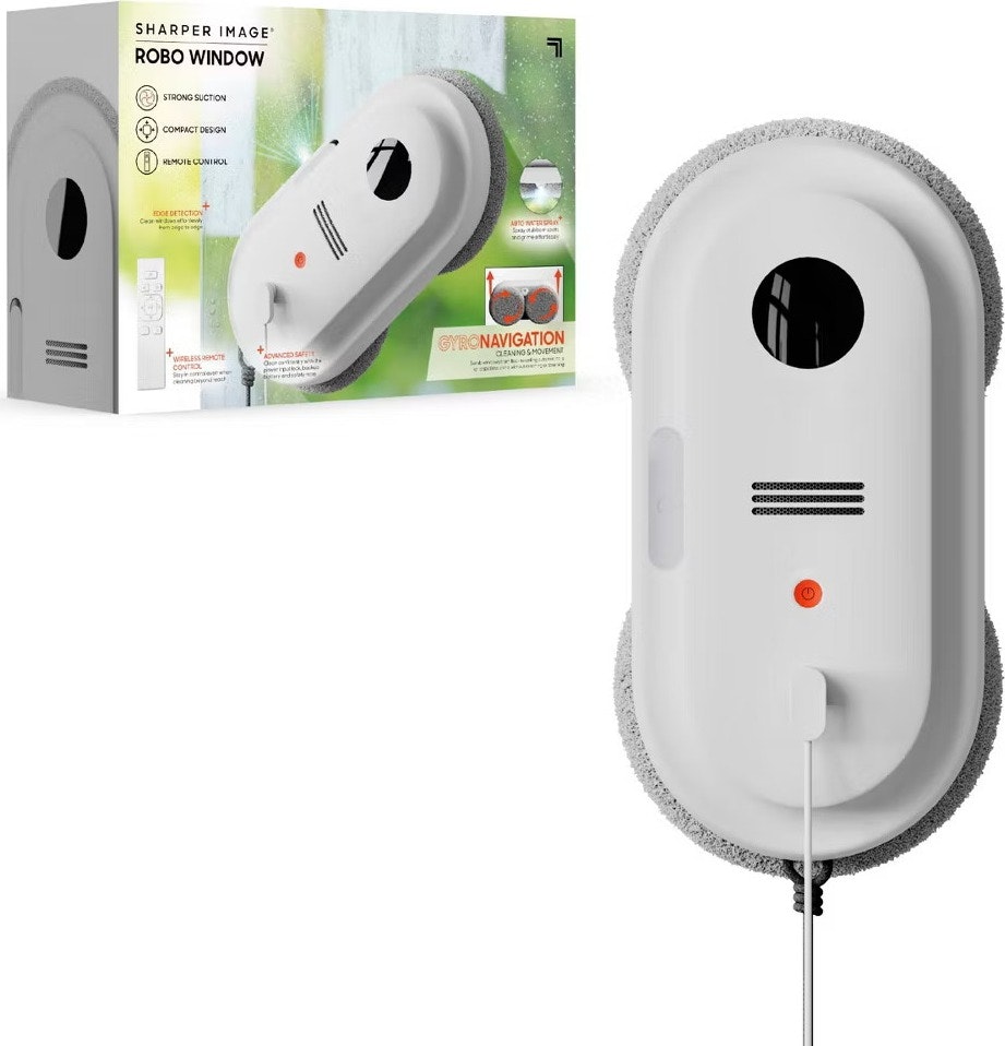 Open-Box Sharper Image Robotic Window Vacuum Cleaner: $56