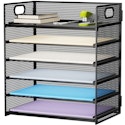 Marbrasse 6-Tier Mesh Desk File Organizer for $18 + free shipping w/ Prime