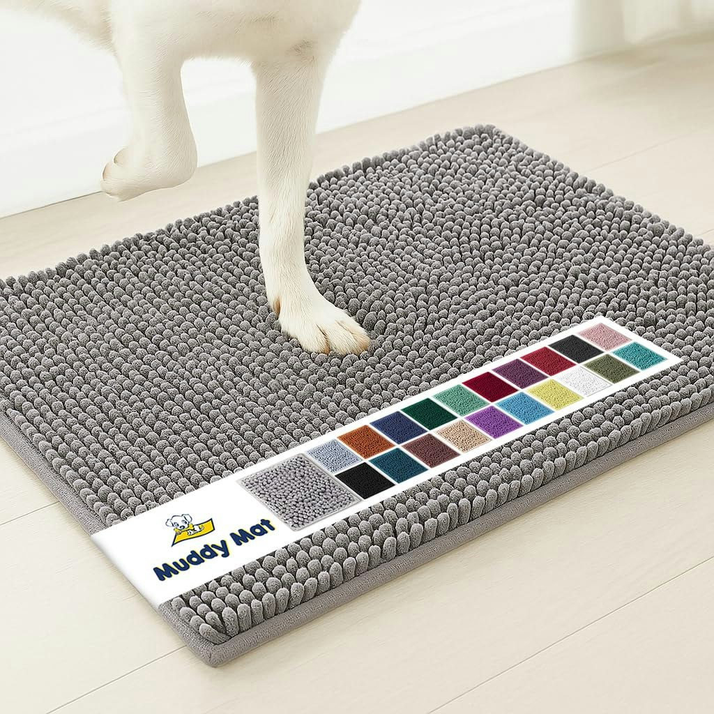Muddy Mat Microfiber Chenille 30"x19" Door Mat: $19 Muddy Mat Microfiber Chenille 30"x19" Door Mat: $19