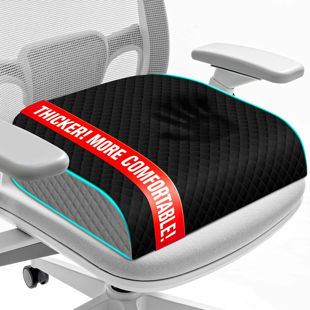 EdenDwell Memory Foam Seat Cushion: $16