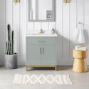 Ove Decors Diya 30" Bathroom Vanity w/ Engineered Marble Top for $644 + free shipping