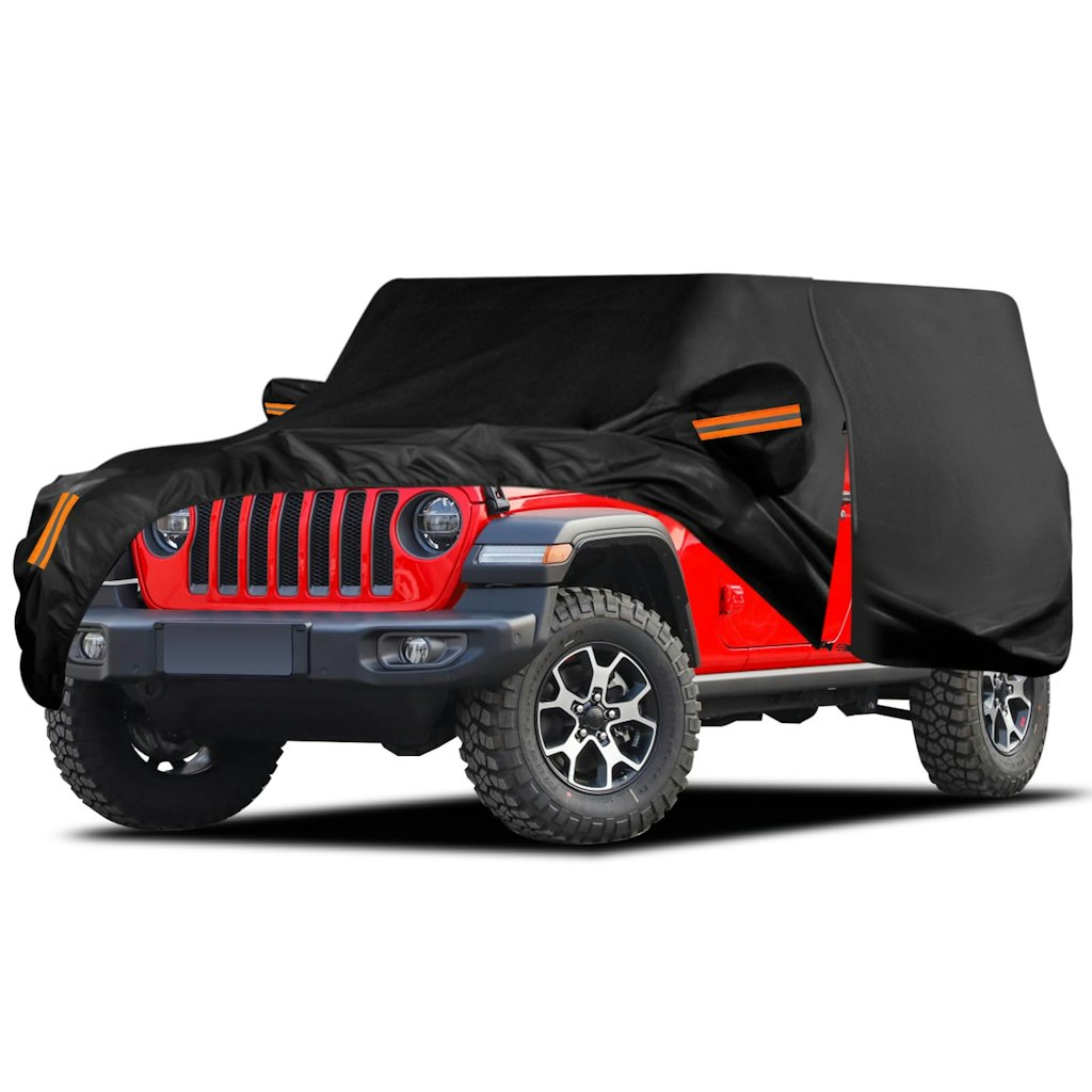 Waterproof Jeep Wrangler 4-Door Car Cover: $41