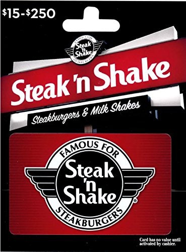 Steak 'N' Shake $50 Gift Card: $40 w/ Prime