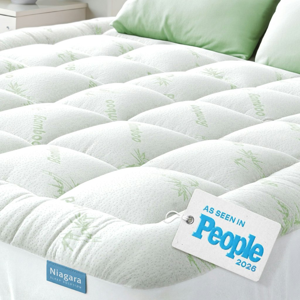 Niagara Sleep Solution Ultra Soft King Mattress Topper: $47 w/ Prime