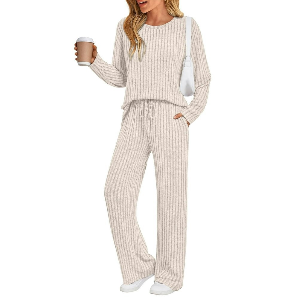 Sunbs Women's Ribbed Knit Two-Piece Lounge Set: $24.99 Sunbs Women's Ribbed Knit Two-Piece Lounge Set: $24.99