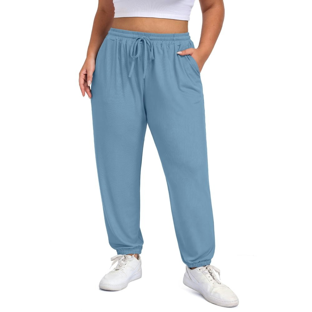 Gleelist Women's Plus Size Tapered Lounge Pants: $16.28 Gleelist Women's Plus Size Tapered Lounge Pants: $16.28