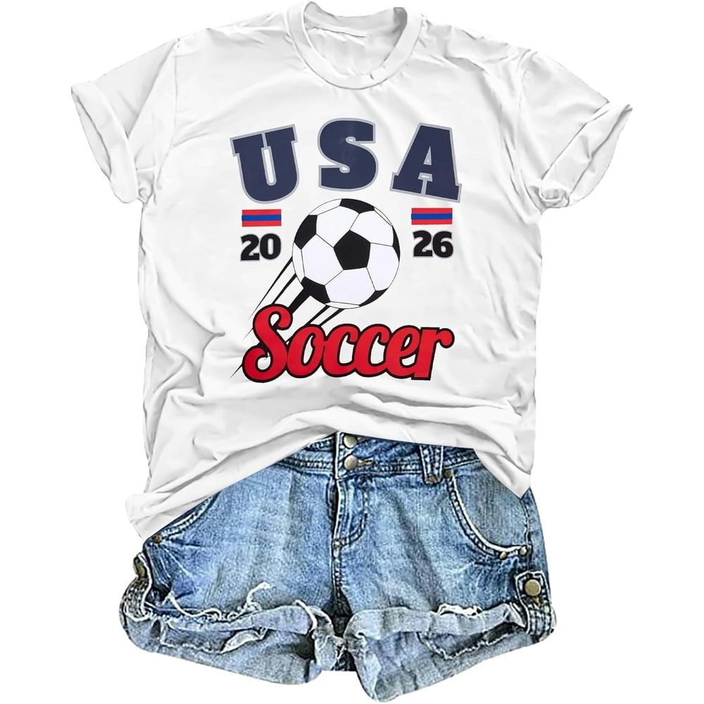 Mousya Soccer Cup 2026 Women's Graphic T-Shirt: $12.69 Mousya Soccer Cup 2026 Women's Graphic T-Shirt: $12.69