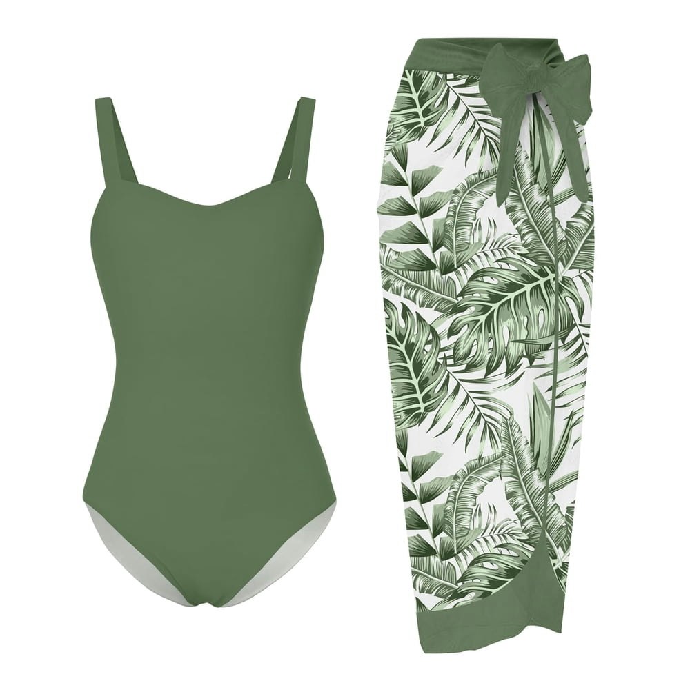 Teen Girls One Piece Swimsuit with Cover Up Sarong Skirt: $18.79 Teen Girls One Piece Swimsuit with Cover Up Sarong Skirt: $18.79
