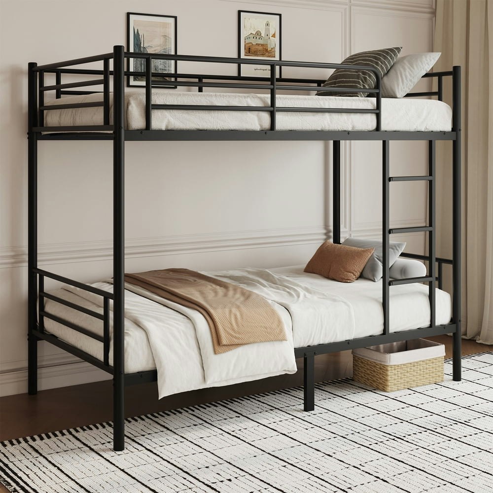 Capri Metal Twin over Twin Bunk Bed with Stairs: $135.99 Capri Metal Twin over Twin Bunk Bed with Stairs: $135.99
