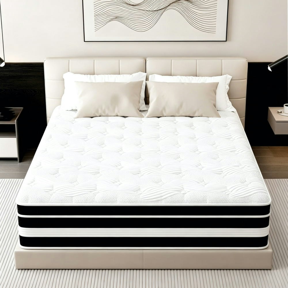 14-inch Queen Gel Memory Foam Hybrid Mattress: $198.98