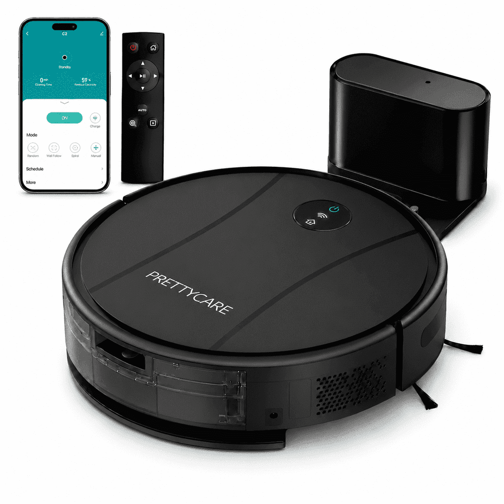 PrettyCare C2-v2 Robot Vacuum and Mop: $79.99 PrettyCare C2-v2 Robot Vacuum and Mop: $79.99