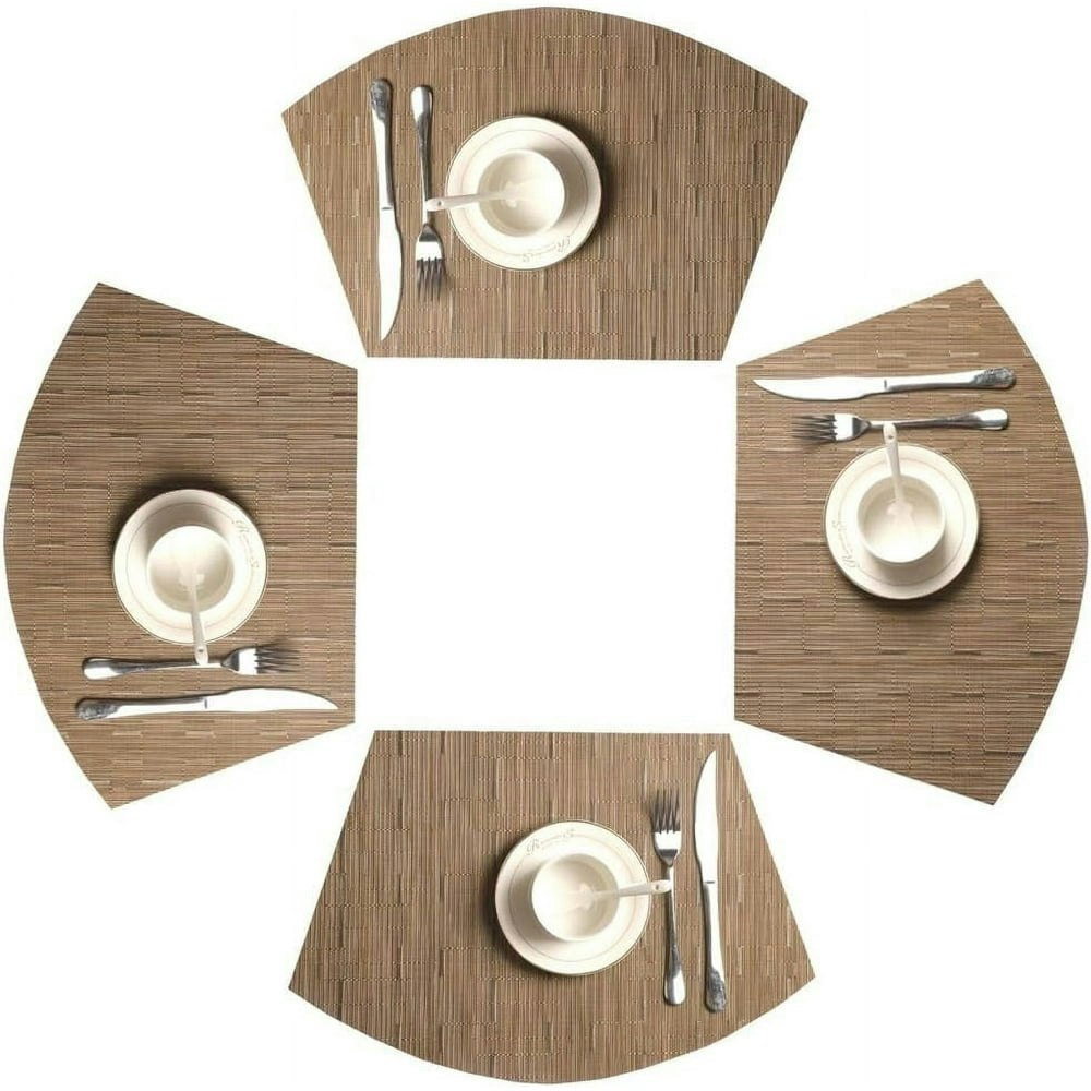 Mjiaexp Round Table Placemat 4-Pack: $10.79 Mjiaexp Round Table Placemat 4-Pack: $10.79