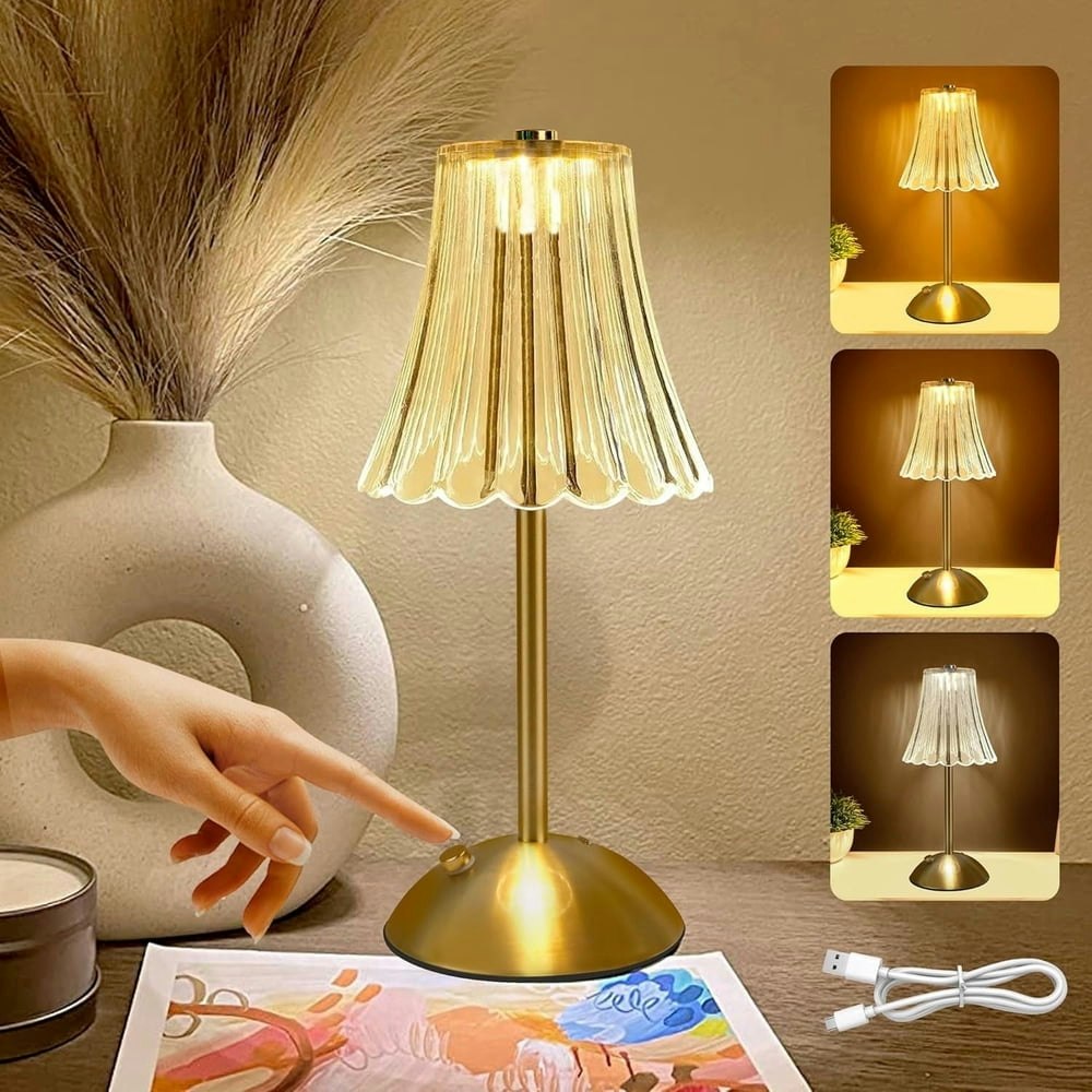 Lofter-Pro Cordless Dimmable LED Crystal Touch Lamp: $12.99 Lofter-Pro Cordless Dimmable LED Crystal Touch Lamp: $12.99