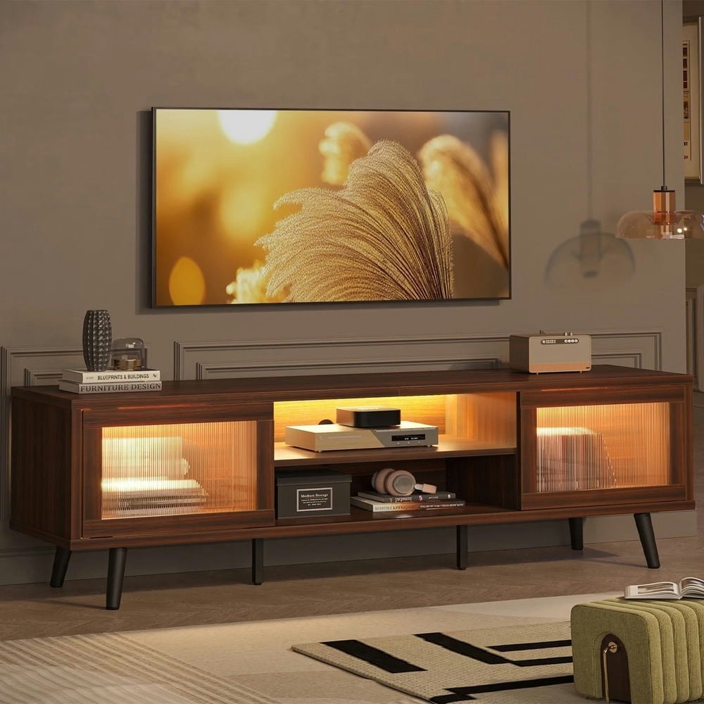 Bestier 63-Inch LED TV Stand: $109.98 Bestier 63-Inch LED TV Stand: $109.98
